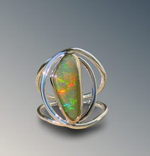 Load image into Gallery viewer, Layered Opal Statement Ring