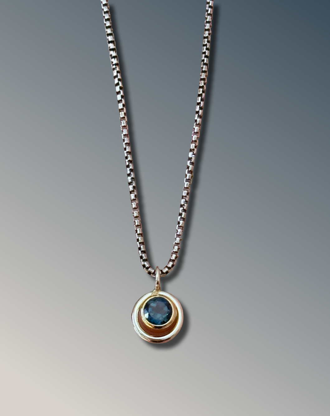5mm London Topaz Circle Necklace