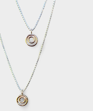 Load image into Gallery viewer, Gold and Silver Circle Necklace