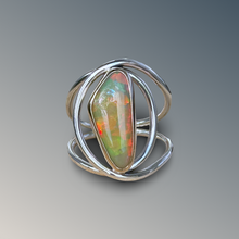 Load image into Gallery viewer, Layered Opal Statement Ring
