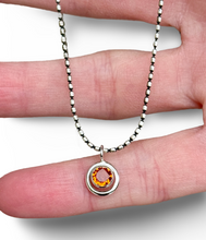 Load image into Gallery viewer, Golden Citrine Circle Necklace