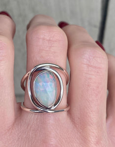 Layered Opal Statement Ring
