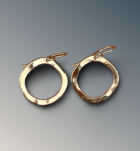 Load image into Gallery viewer, Mini Organic Gold Hoops