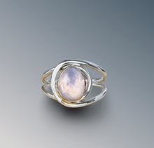 Load image into Gallery viewer, Layered Lavender Quartz Ring