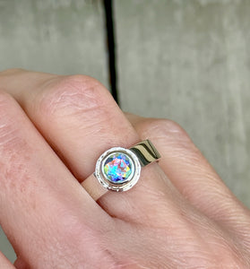 Mercury Mist Topaz Ring