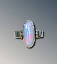Load image into Gallery viewer, Opal Statement Ring with Gold Beads