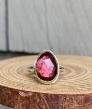 Load image into Gallery viewer, Simple Gold and Silver Bicolor Tourmaline Ring