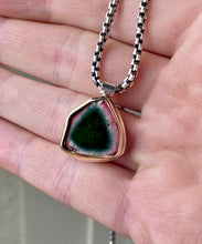 Load image into Gallery viewer, Tourmaline Slice Statement Necklace