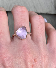 Load image into Gallery viewer, Simple Kunzite Statement Ring