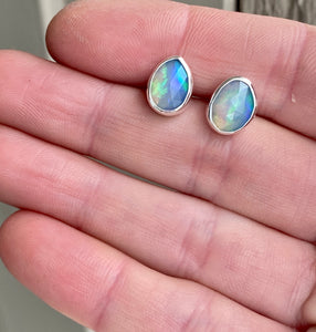 Simple Opal Studs